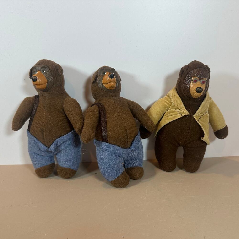 Disney Country Bears Ted & Fred Bedderhead Plush Stuffed Animal Toy 2002